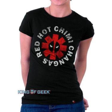 Imagem de Babylook Deadpool Filme Camisa Feminina Blusinha Geek Série - KING OF 