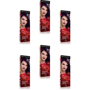 Imagem de Beauty Color Tintura 76.44 RUIVO ABSOLUTO TESTE 45gr (06 Unidades) Cor