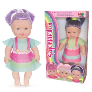 Imagem de Boneca Infantil Tuca Coleção Colors Sapekinha 34cm Milk 770 - Milk Bri