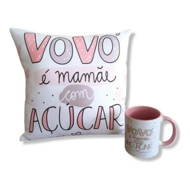 Imagem de Presente Para Vovó Presente Caneca E Almofada Vó Vo Kit Avó - Art Pers