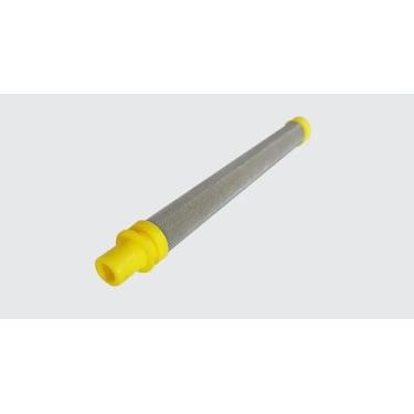 Imagem de Filtro de pintura nauber airless sem rosca malha inox gr100 amarelo