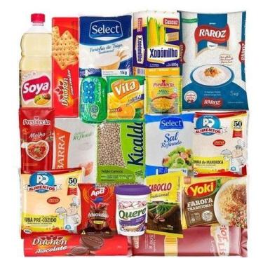 Imagem de Cesta Básica 20 Itens Produtos De Qualidade Doação Social - Higipack