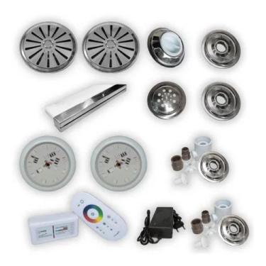 Imagem de Kit Dispositivos E Ralo Piscina De Alvenaria