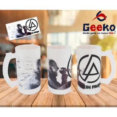 Imagem de Caneca de Chopp Linkin Park Chester Bennington Rock Geeko, Jateada, 50