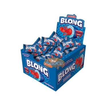 Imagem de Chicle recheado blong 200g/40un peccin, BLUE