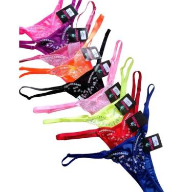 Imagem de Calcinha Tanga Fio Dental Borboleta Regulagem Empoderadas - EMPODERADA