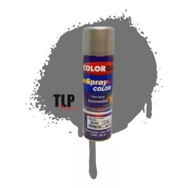 Imagem de Tinta Spray Automotiva Alumínio P/ Rodas 300ml Colorgin - color gin