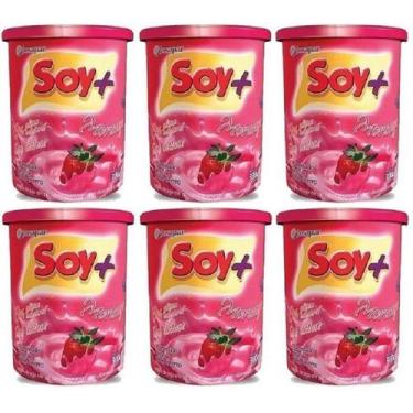 Imagem de Suprasoy Soy + Morango Sem Lactose 6x300g - Supra Soy