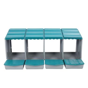 Imagem de Caixa de Nidificação de Frango, Caixa de Nidificação de Galinhas Com Compartimento PP, Acessórios de Galinheiro, Montagem de Parede de Caixa de Ninho de Ovos para Galinhas, (4