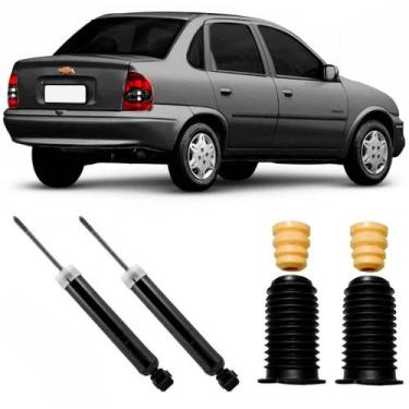 Imagem de 2 Amortecedor Chevrolet Corsa Classic 2002 a 2008 Traseiro Cofap Turbo