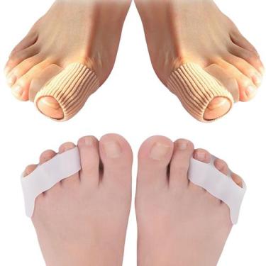 Imagem de Kit 2 pares reparador joanete tratamento protetor ortopédico - SWG, BR