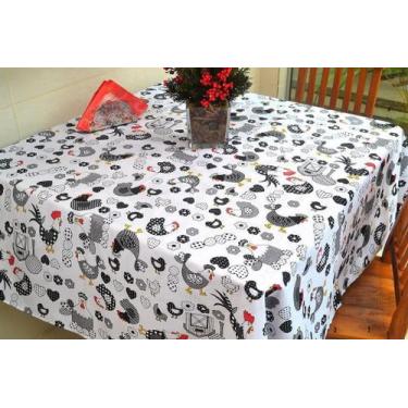 Imagem de Toalha de Mesa Oxford - Galinhas - Arte & Tear