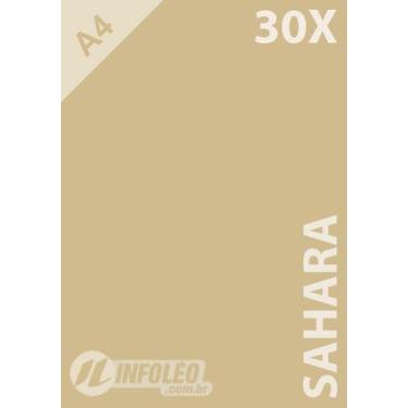 Imagem de 30 Folhas Papel Color Plus A4 180g Sahara (palha)