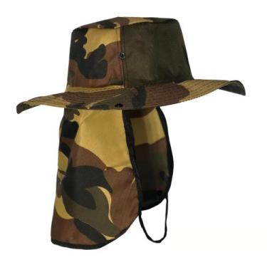 Imagem de Chapéu Australiano Pescador Boné de praia Pesca Proteção Solar Pescoço