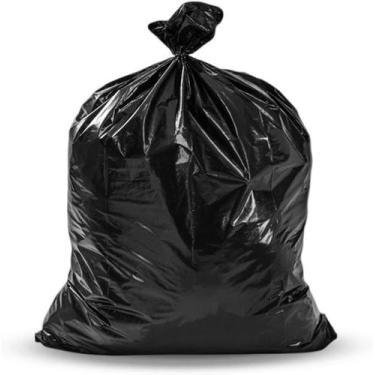 Imagem de Saco Para Lixo Resistente 110 x 110cm 200 Litros 100 Micras Pct 10 Uni