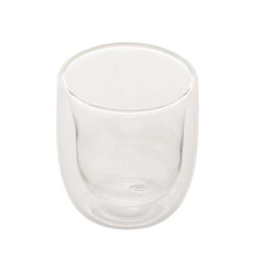Imagem de Conjunto 2 Copos para Café Dupla Parede de Vidro Borossilicato 100ml -