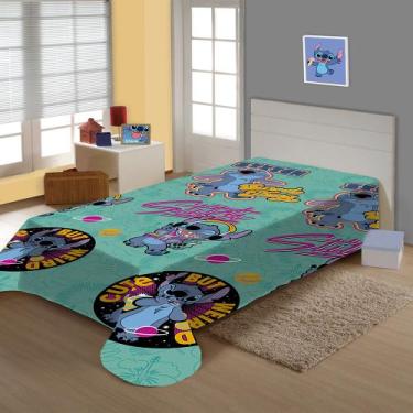 Imagem de Manta Microfibra Solteiro Soft Stitch Fun Jolitex - IND E COM JOLITEX 