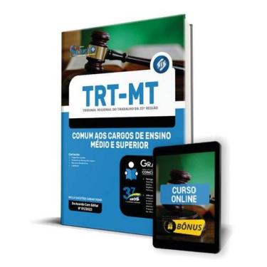 Imagem de Apostila TRT-MT - Comum aos Cargos de Ensino Médio e Superior - Editor