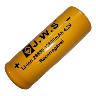 Imagem de Bateria Recarregável Jws Original 26650 4,2v Para Lanterna Tática T9 P