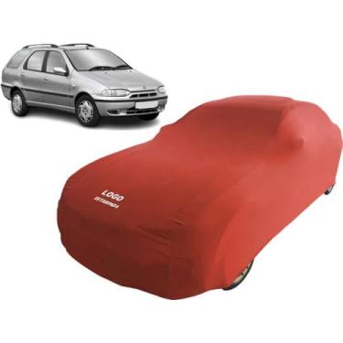 Imagem de Capa Tecido Helanca Carro Fiat Palio Weekend 2002 - Mz, Vermelha