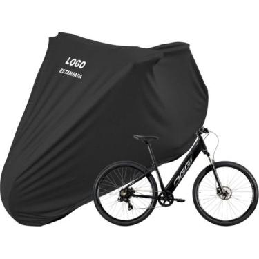 Imagem de Capa Bike Tecido Com Logo Oggi E-bike Flex 200 2022 Urbana - Mz, Preto
