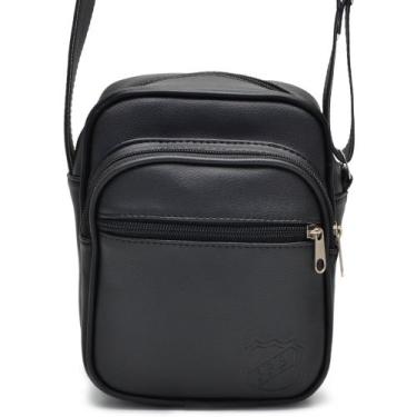 Imagem de Shoulder Bag Masculina Bolsa Transversal Pequena Ziper Dia a Dia Alta 