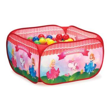 Imagem de Piscina De Bolinha Infantil Princesas Encantadas 50 bolinhas - Kids Ba