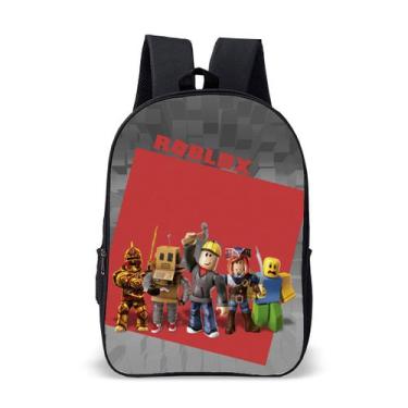 Imagem de Mochila Escolar Avulsa Infantil do Roblox Menino e Menina  - Use Thuco