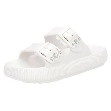 Imagem de Chinelo Feminino Birk Conforto Brilhante Ajustável Usaflex