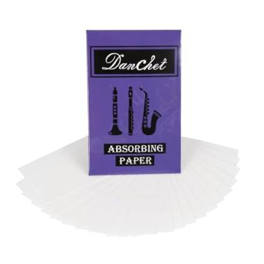 Imagem de Bloco de chaves de sopro de madeira papel absorvente 20 folhas, papel absorvente de saxofone para clarinete, flauta, oboé, saxofone, fagote, piccolo - Manutenção de instrumentos de sopro de madeira..