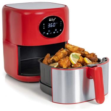 Imagem de Deco Chef Fritadeira Elétrica AirFryer, Capacidade 3.5L, Painel Digital, 1200W, 110V, Preta