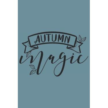 Imagem de Autumn Magic Notebook: Spirit Mountain Blue Matte Finish Lined Journal, 6 x 9 120 Pages, Gift For Thinkers, List Makers and Doers (Autumn Magic Journal)