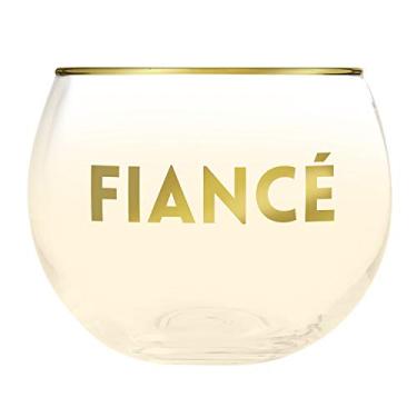 Imagem de Santa Barbara Design Studio Copo de coquetel Sippin' Pretty Wedding Roly Poly, 370 ml, Noivo