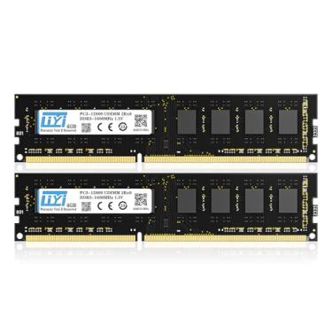 Imagem de LIYI DDR3 8GB RAMK KIT (2x4GB) 1600MHz UDIMM (PC3-12800) Memória CL11 1.5V 2Rx8 240Pin Non-ECC Unbuffered DRAM Upgrade Desktop RAM Módulos de memória RAM