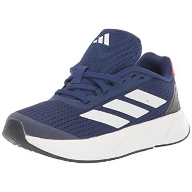 Imagem de adidas Tênis infantil unissex Duramo SL, Azul vitória/branco/vermelho solar, 19