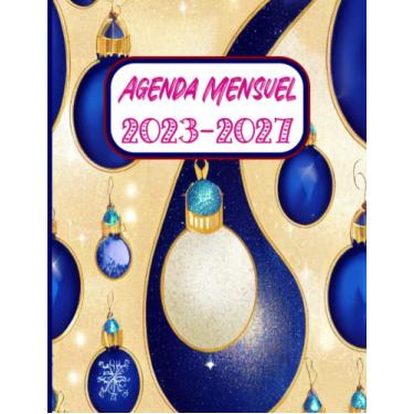 Imagem de Agenda Mensuel 2023-2027: 5 Ans | Agenda Journalier, Avec une belle couverture de Noël. Semainier et Mensuel De Janvier 2023 a Décembre 2027 | ... et Planificateur de 60 Mois | Grand Format A4