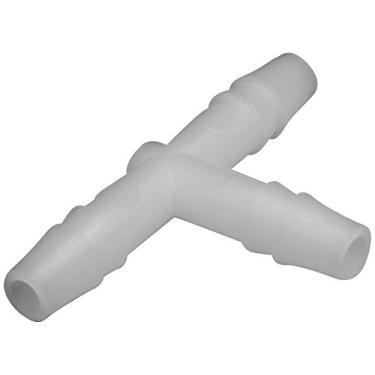 Imagem de SP Bel-Art Conectores de tubulação em forma de "T" para tubulação de ¼ polegada; polipropileno (pacote com 12) (F19604-0000)