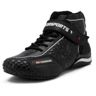 Imagem de 315AT Tenis Performance de couro, p/motociclista, Kart, e automobilismo 315 (Preto, BR, Adulto, Numérico, 45)