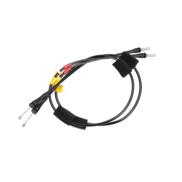 Imagem de INFINAUTO Cabo de liberação de trava superior da porta traseira esquerda direita 2 peças para Ford F150 F250 1997-2003 Cabo de controle de trava de maçaneta traseira substitui 6L3Z-18264A26-A