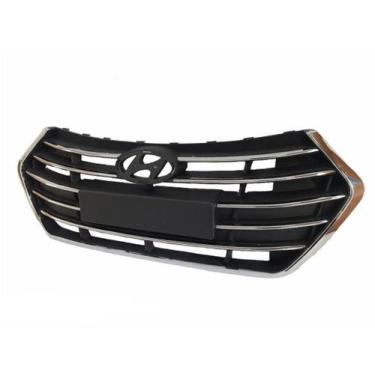 Imagem de Grade Hb20 2016/2018 Sedan Moldura Cromado + Frisos Cromado - TOP