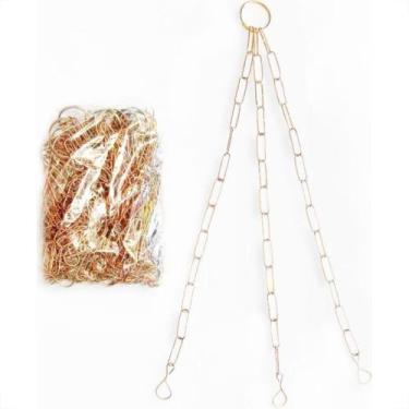 Imagem de Correntao Para Vaso Iguatemi 64 Gancho Bicromatizado 12M Pecas 862