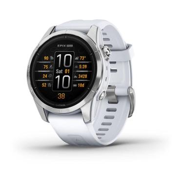 Imagem de Monitor Cardíaco de Pulso com GPS Garmin Epix Pro Gen 2 42mm Branco EMEA/AUS/NZ/AFR/SA