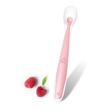 Imagem de Colher Em Silicone Flexivel Introdução Alimentar Papinha Super Macia P