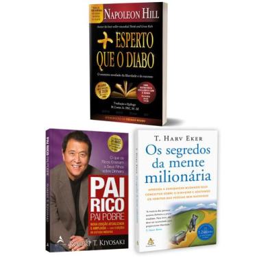 Imagem de Kit 3livros, Pai Rico, Pai Pobre + Mais Esperto Que o Diabo + Os Segre