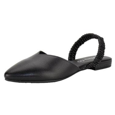 Imagem de Sapato Fechado Mule Feminino Beira Rio - Preto, Preto, 35