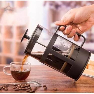 Imagem de Cafeteira Prensa Francesa Cremeira, 300ml, para Café, Leite e Chá
