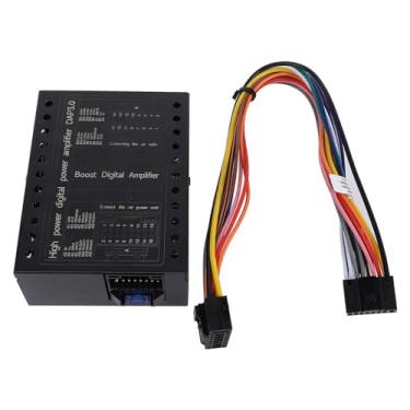 Imagem de Amplificador DSP para carro, 4CH X 50W Amplificador de potência classe AB, relação sinal-ruído de 96dB, caixa estável de 2/4 Ohm para sistemas de som de carro