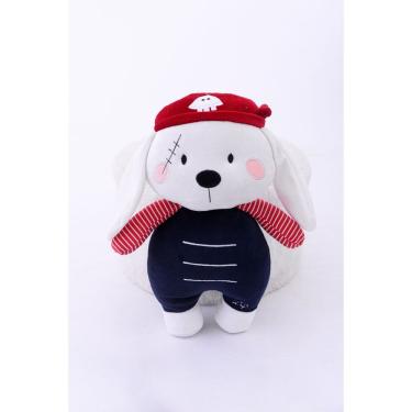 Imagem de Coelho Pirata De Pelucia Zip Toys Antialégico Macio Lavavél