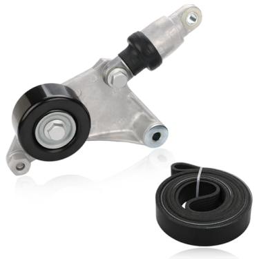 Imagem de VANJING Polia tensora de correia de transmissão e kit de componentes de correia serpentina compatível com Toyota Camry Solara 2004-2006 Scion tC 2005-20062.4L Substituição para 16620-28090 16620-0W110
