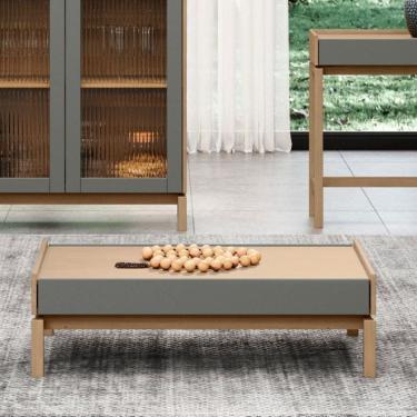 Imagem de Mesa de Centro Barcelona 30x100x60 cm Oak/Ferrolack